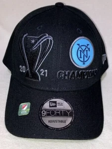 New York City NYC FC New Era 9Forty Hat Cap MLS Cup 2021 Soccer Snap Back - Picture 1 of 5