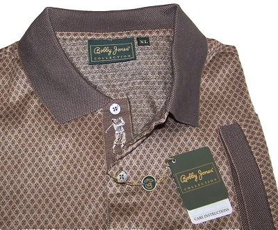 Bobby Jones Colección Polo Golf Camisa Italia XL Manga Corta Nuevo $175 (2) Foto 1 de 4