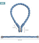 Magnetische Vorhang Krawatte Rücken blau 4er-Pack Home Office starke magnetische Krawatte Rückenlehne