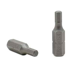 BH111-10PK Single End Hexagonal Screwdriver Bits - 1 Inch Long - 9/64 Hex - 10 - Picture 1 of 6