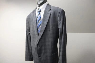 Jos A Bank Signature Gold Tailored Fit Blazer Wool Plaid Sports Jacket Mens 50 L - Image 1 of 4