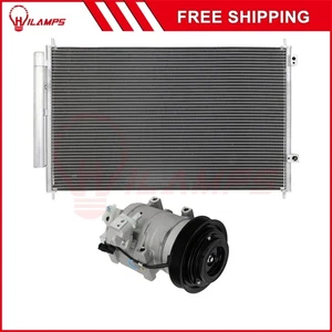 For 2003-2007 Honda Accord AC Condenser & AC Compressor Cooling Kit 2.4L l4 - Picture 1 of 9