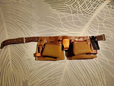 Vintage Nicholas Leather Tool Belt Pouch No. 1527. Made In America. - Image 1 of 4