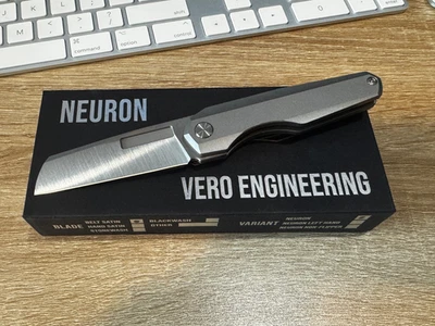 Vero Engineering нейрон двойной фиксатор не блокировка нож M390 лезвие титана - Изображение 1 из 4