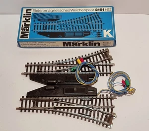Märklin H0 2161 Vía K Par de agujas eléctricas sin usar en embalaje original - Imagen 1 de 6