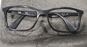 Monturas cuadradas negras Ray Ban RB7047 2000 56-17 140 - Imagen 1 de 9