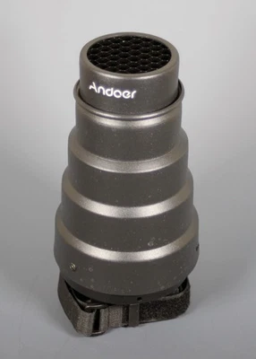 Flash gun conical snoot shade with removable  honeycomb Andoer - Image 1 of 4