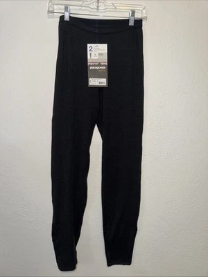 Patagonia Women’s Merino Lightweight Slim Fit  Black Sz M Bottoms Pants NWT NEW - Image 1 of 4