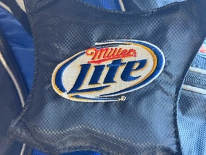 Vintage Miller Lite Bier Golf Standbag blau Dual Strap leichter Trageständer - Bild 1 von 12