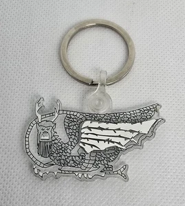 Acryl Drache Schlüsselanhänger Schlüsselring klar Kunststoff Key Fob mythisch Tier Geschenk - Bild 1 von 2