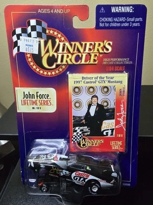 1998 John Force Winners Circle 1/64 Scale 1997 Castrol Gtx Mustang 7 Of 8 - Image 1 of 2