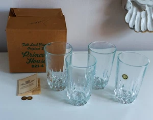 Juego De Colección De 4 Vasos De Beber Vasos Con Caja De Cristal Casa Princesa - Imagen 1 de 11