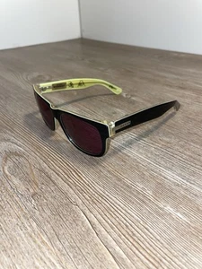 Gafas de sol Hoven Big Risky hechas a mano negras y verdes - Imagen 1 de 6