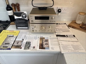 TEAC A-H500i Verstärker T-H500 Tuner AM/FM Radio HiFi Champagner Separater POST - Bild 1 von 19