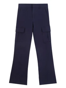 Smith's American Girls' Flared Cargo Pants Color: khaki Size: 4 - Picture 1 of 2