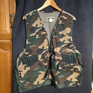 Game Winner Sports Wear Camouflage Vest 1X/2X Hunting Fishing Camping - Picture 1 of 6