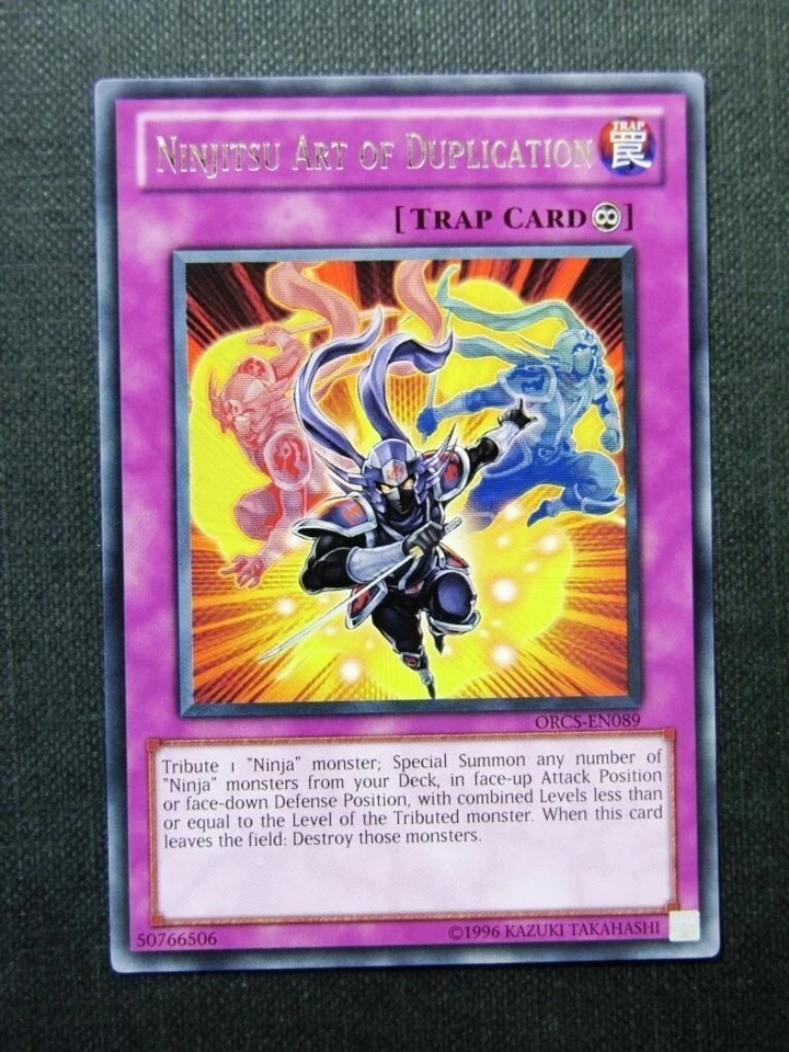 ( NINJITSU ART OF DUPLICATION ) - Rare - ORCS-EN089 - UNL - NM - Yu-Gi-Oh Chaos - Image 1 of 1