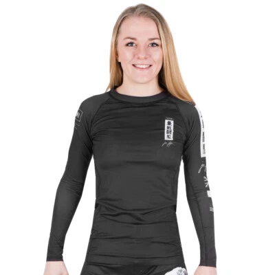 Tatami Fightwear Women's Kanagawa Long Sleeve Rashguard - Black