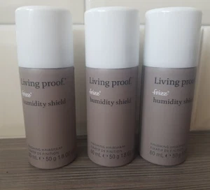 3 X Living Proof No Frizz Humidity Shield Finishing 60ml - Picture 1 of 2