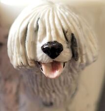 3D Animal Art Shaped Ceramic Mug Gallery Komondor Dog Creamy White
