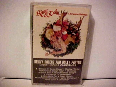 Kenny Rogers and Dolly Parton Once Upon a Christmas Cassette Tape 1984 RCA C13 Foto 1 de 4