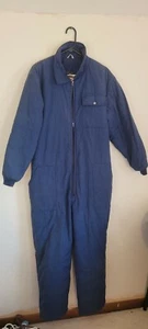 Vtg MCM Midwest Traders Snowmobile Coverall Snow Ski Winter Insulated DEFECT Med - Picture 1 of 7