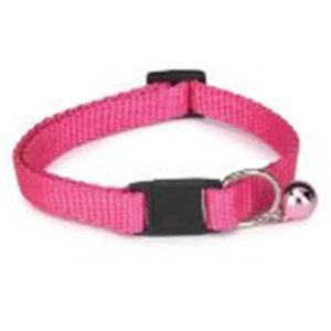 Guardian Gear ZA1000 08 35 Basic Nylon Cat Collar 8-12 In Flamingo Pink - Picture 1 of 1