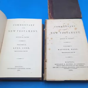 ein Kommentar zum Neuen Testament von Lucius R. Paige Band 1 & 2 Matthäus Mark 1844 - Bild 1 von 16