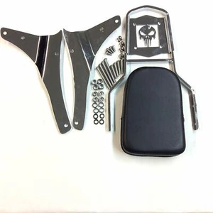 Skull Backrest Sissy Bar For 2005-2012 Suzuki Boulevard M50 VZ800 C50 VL800 C50T - Picture 1 of 4