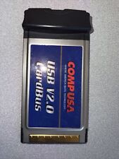 CompUSA CardBus USB 2.0 PC Card FS-BSI-NEC720100 FREE SHIPPING
