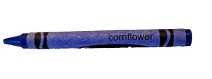 CORNFLOWER Crayola Buntstift unbenutzt Binney & Smith New York selten 1990 Vintage - Bild 1 von 6
