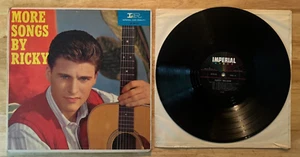 33 12" LP RICKY NELSON MORE SONGS BY RICKY SECOND LABEL - Picture 1 of 3