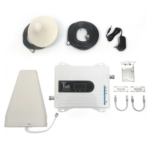 Cell Phone Signal Booster GSM 900 DCS/LTE 1800 WCDMA 2100 MHZ Repeater Amplifier - Picture 1 of 12