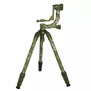 Trípode de fibra de carbono camuflado Sirui CT-3204 CH-20 cabeza de cardán para Nikon Sony Canon - Imagen 1 de 27