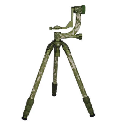 Sirui CT-3204 Camo Carbon fiber tripod CH-20 Gimbal Head For Nikon Sony Canon - Image 1 of 4