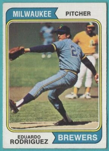 1974 Topps Eduardo Rodriguez RC Milwaukee Brewers #171 - Picture 1 of 2