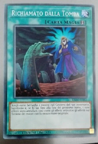 *** CALLED BY THE GRAVE *** (ITALIAN) (MINT/NM) EXFO-ENSE2 SUPER RARE YUGIOH ! - Image 1 of 1