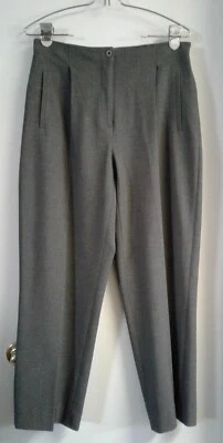 Liz Claiborne Women's Pants Grey Petite Size 12  - Image 1 of 4