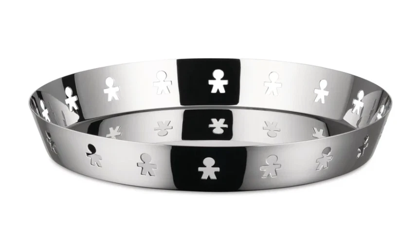 ALESSI VASSOIO TRAFORATO Ø 21 XM IN ACCIAIO INOX - GIROTONDO - Immagine 1 di 1