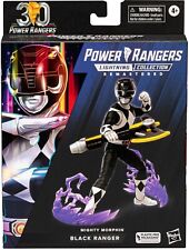 Hasbro Lightning Collection Remastered  MIGHTY MORPHIN BLACK RANGER 6inch Figure