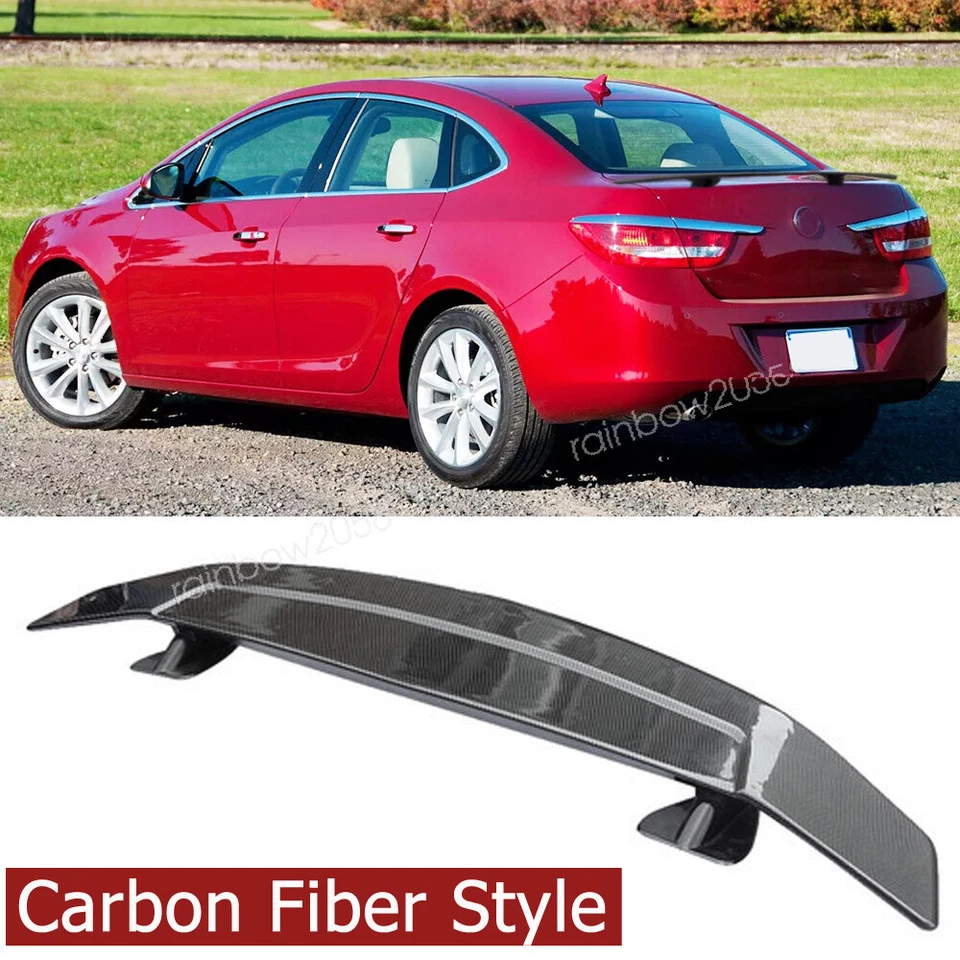 46” Rear Trunk Spoiler Wing Lip GT Carbon Fiber Style Racing For Buick Verano — 第 1/4 张图片