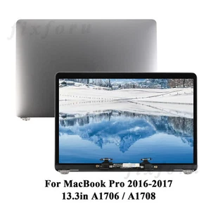 LCD Screen Display Replacement For Macbook Pro 2016 2017 13.3in A1706 A1708 Gray - Picture 1 of 9