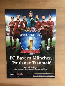 Programm Test FC Bayern München - Paulaner Traumelf 06.10.14 Unterhaching - Bild 1 von 1