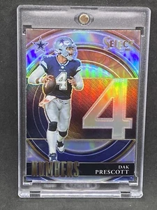 DAK PRESCOTT RARE NUMBER REFRACTOR INVESTMENT CARD SSP PANINI COWBOYS #4 - Picture 1 of 2