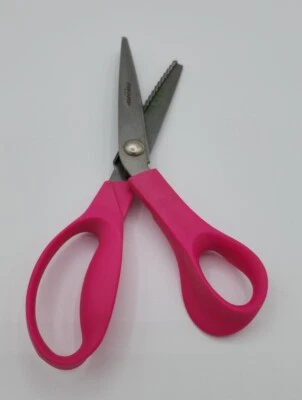 Fiskars Pinking Shears Zig Zag Fabric Craft Scissors - Image 1 of 4