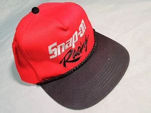 Vintage Snap-On Racing Hat Snapback Black Rope (Offical License Product) - Picture 1 of 15