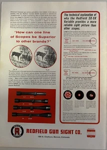 Print Ad 1963 Red field Gun Sight Company - Picture 1 of 3