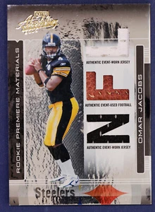 2006 Absolute Memorabilia #268 Omar Jacobs EXMT RPM RC NFL Trikot Football #D - Bild 1 von 2