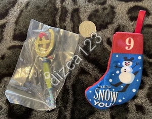 Disney Store Key Advent Calendar Mini Key Monsters Inc Mike W and Sock 9 ONLY - Picture 1 of 2