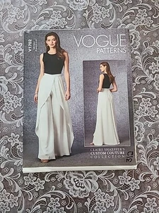 Vogue Couture V1702 Misses Size 6-14 Claire Shaeffer Skirted Pants - Picture 1 of 2
